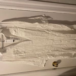 Zanzea White Tunic- L